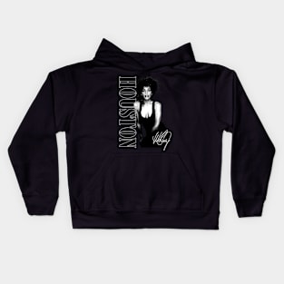 Whitney Houston 80s 90s Vintage Kids Hoodie